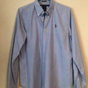 Ralph Lauren slim fit long sleeve oxford dress shirt